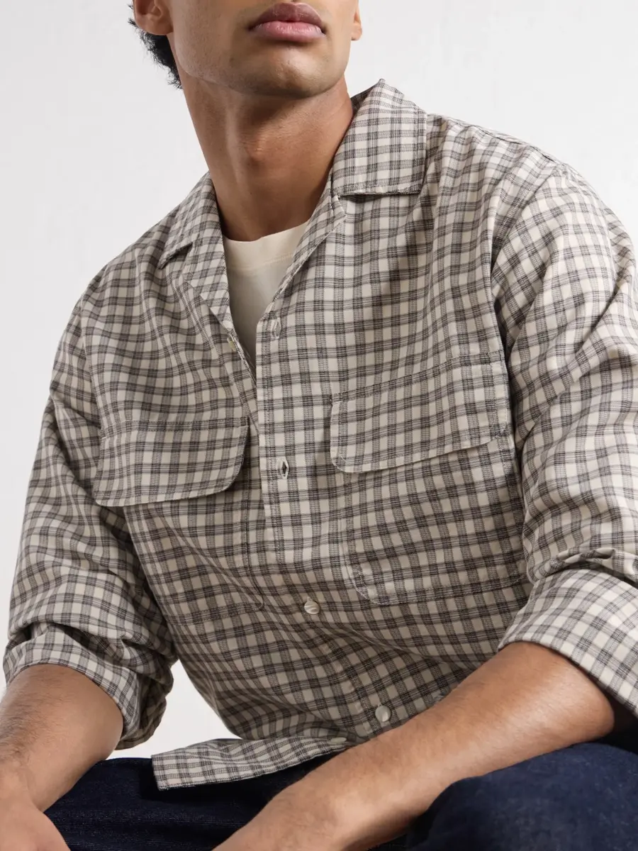 3sixteen Checked Cotton Shirt - Men | Thumbnail 5 3sixteen Checked Cotton Shirt - Men | Thumbnail 5