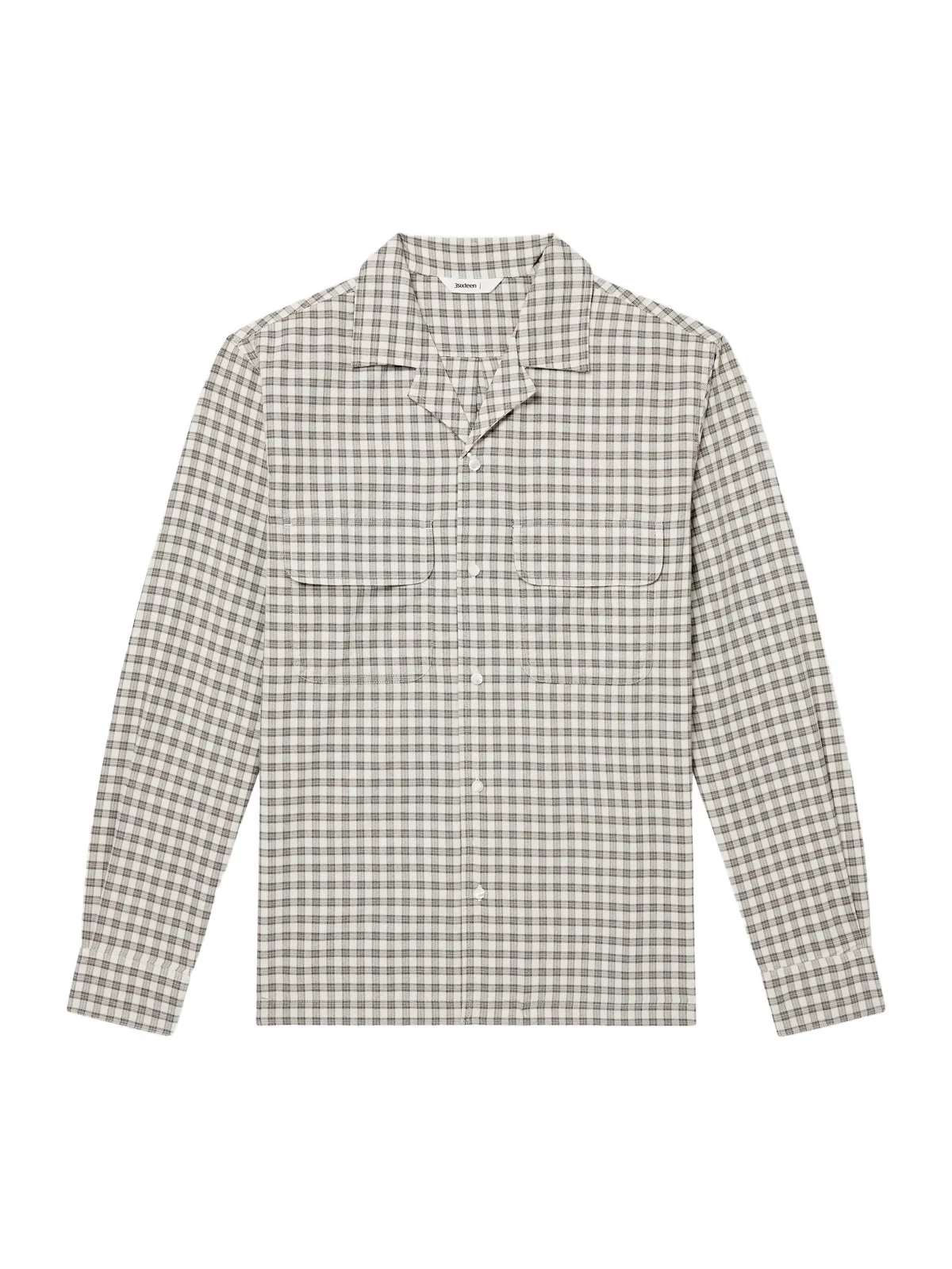 Checked Cotton Shirt - Men Checked Cotton Shirt - Men