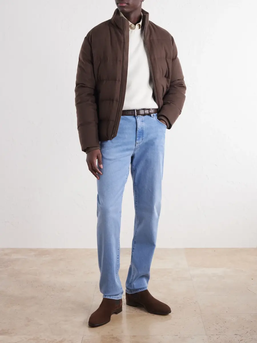 Zegna Roccia Slim-Fit Straight-Leg Jeans - Men | Thumbnail 2 Zegna Roccia Slim-Fit Straight-Leg Jeans - Men | Thumbnail 2