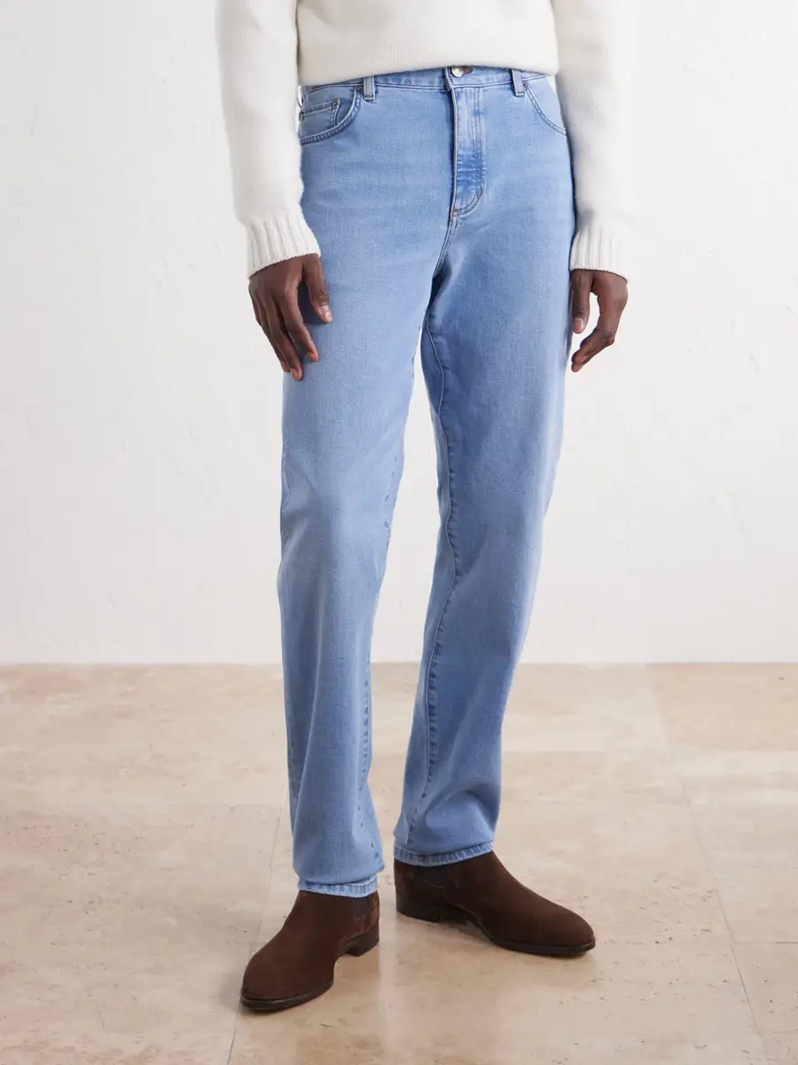 Zegna Roccia Slim-Fit Straight-Leg Jeans - Men | Thumbnail 3 Zegna Roccia Slim-Fit Straight-Leg Jeans - Men | Thumbnail 3