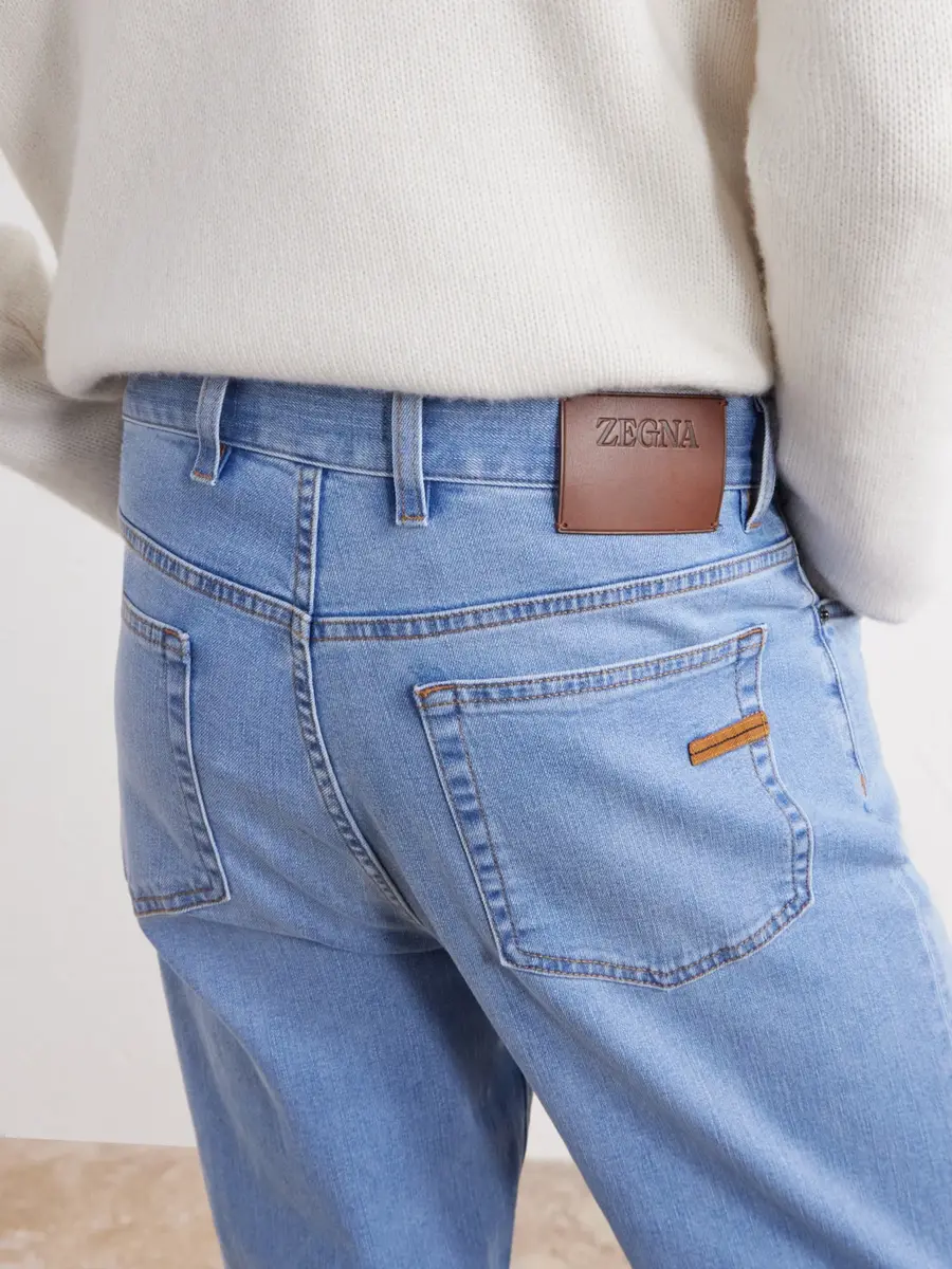 Zegna Roccia Slim-Fit Straight-Leg Jeans - Men | Thumbnail 5 Zegna Roccia Slim-Fit Straight-Leg Jeans - Men | Thumbnail 5