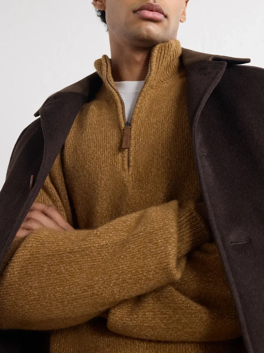 Sease Cashmere Half-Zip Sweater - Men | Thumbnail 5