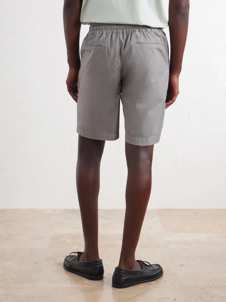 FEDELI Straight-Leg Cotton-Blend Poplin Shorts - Men | Thumbnail 4