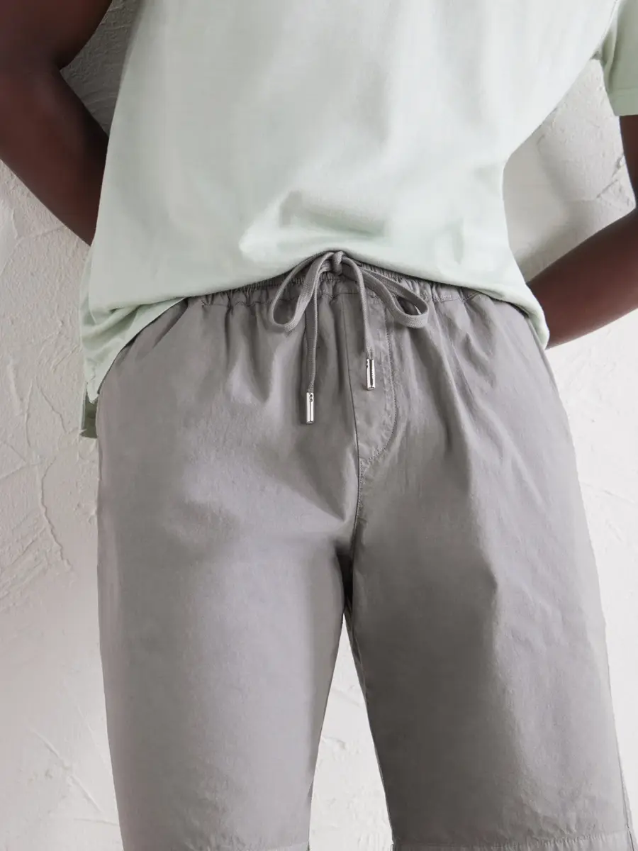 FEDELI Straight-Leg Cotton-Blend Poplin Shorts - Men | Thumbnail 5