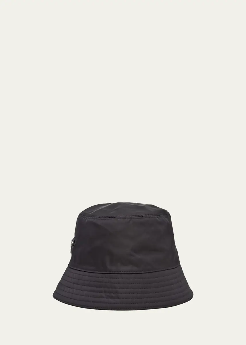 Prada Men's Nylon Bucket Hat | Thumbnail 2 Prada Men's Nylon Bucket Hat | Thumbnail 2