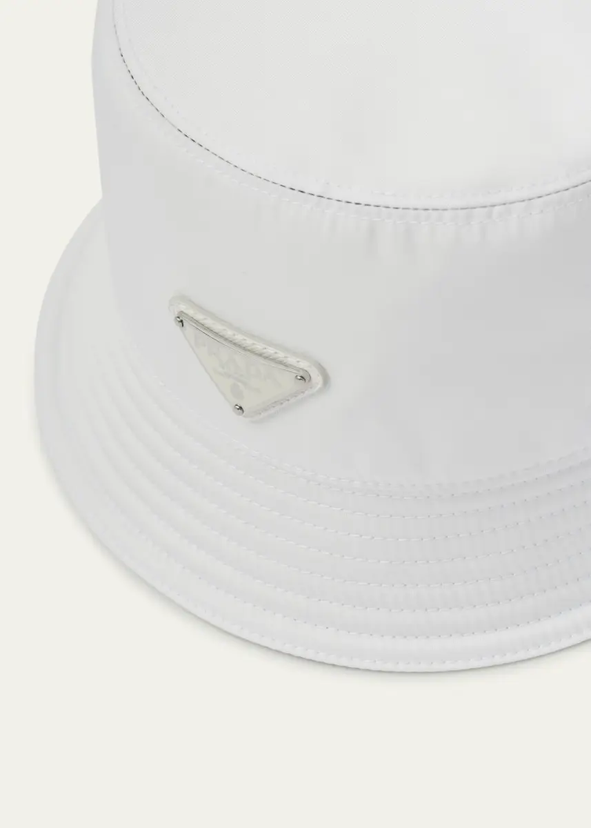 Prada Men's Nylon Bucket Hat | Thumbnail 4 Prada Men's Nylon Bucket Hat | Thumbnail 4