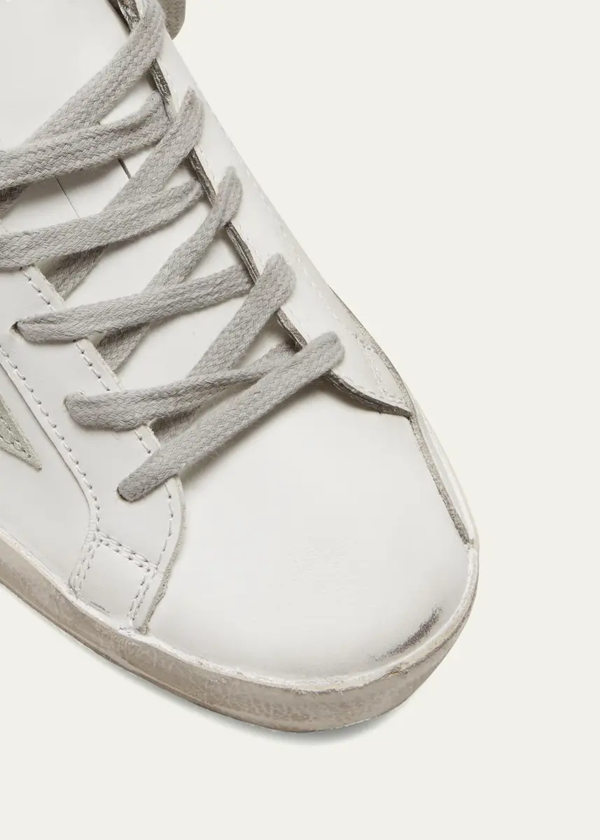 Golden Goose Super-Star Mixed Leather Sneakers | Thumbnail 3 Golden Goose Super-Star Mixed Leather Sneakers | Thumbnail 3