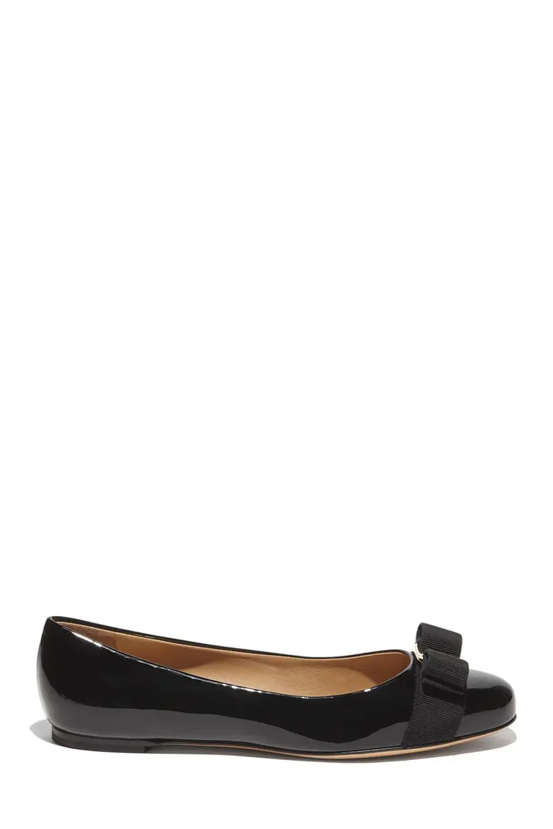 Ferragamo Varina Patent Leather Bow Ballerina Flats | Thumbnail 4 Ferragamo Varina Patent Leather Bow Ballerina Flats | Thumbnail 4