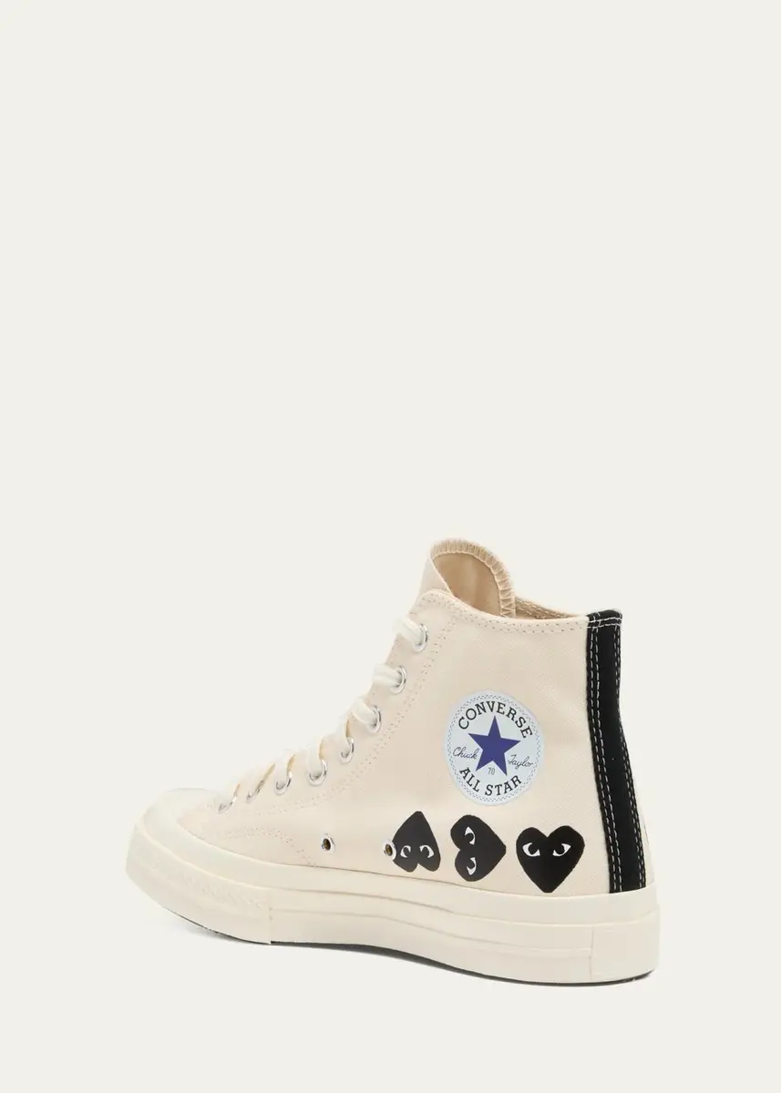 CDG Play x Converse Multi Heart High-Top Sneakers | Thumbnail 4 CDG Play x Converse Multi Heart High-Top Sneakers | Thumbnail 4