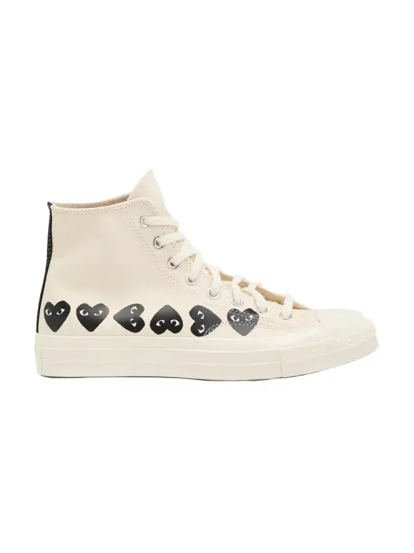 CDG Play x Converse Multi Heart High-Top Sneakers