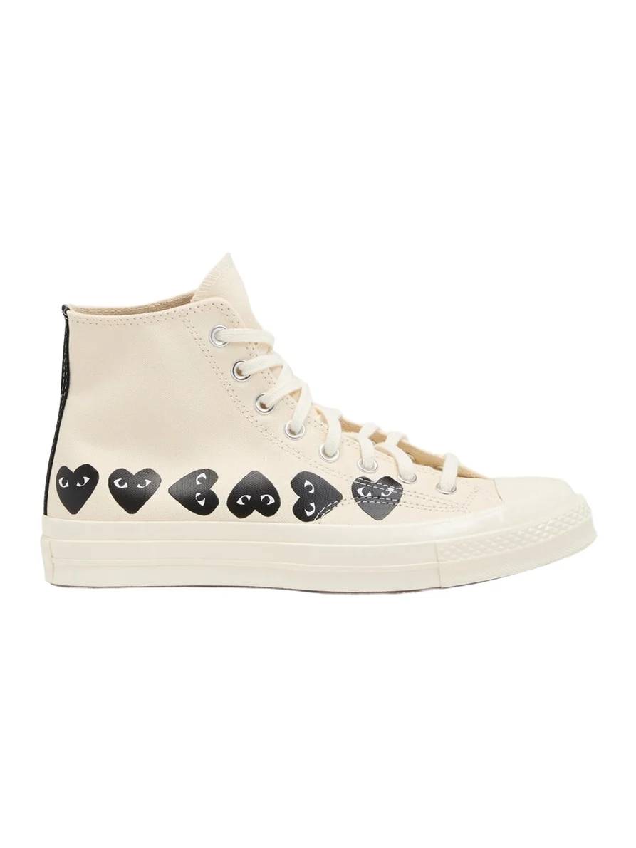 CDG Play x Converse Multi Heart High-Top Sneakers