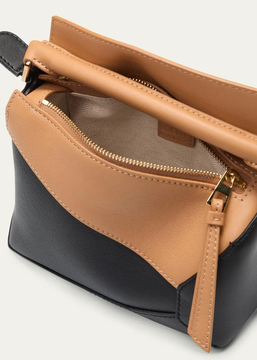 Loewe Mini Puzzle Edge Bicolor Top-Handle Bag | Thumbnail 4 Loewe Mini Puzzle Edge Bicolor Top-Handle Bag | Thumbnail 4