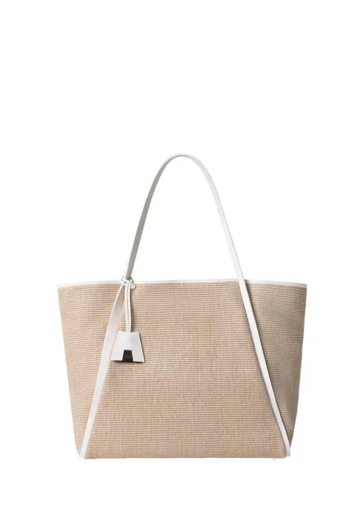Alex Raffia & Leather Tote Bag Alex Raffia & Leather Tote Bag