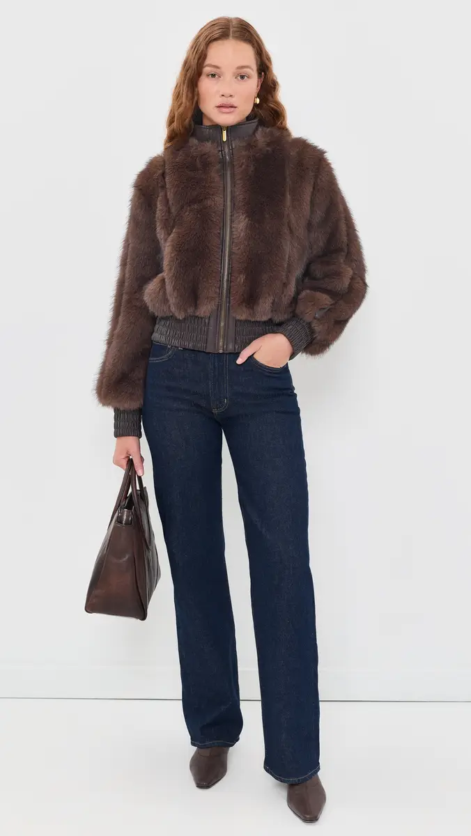 Zimmermann Valiant Faux Fur Bomber Jacket | Thumbnail 5