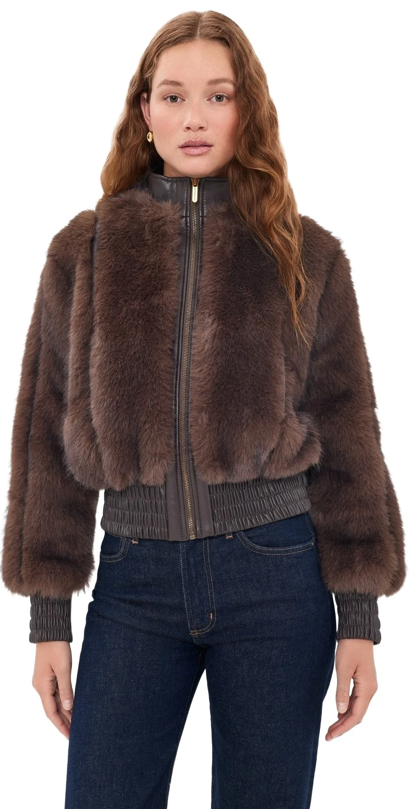 Valiant Faux Fur Bomber Jacket Valiant Faux Fur Bomber Jacket