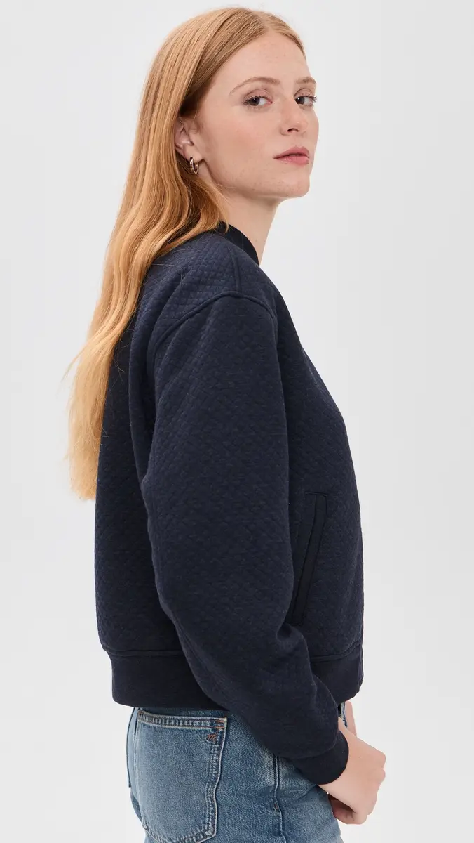 Marine Layer Corbet Quilted Bomber Jacket | Thumbnail 4 Marine Layer Corbet Quilted Bomber Jacket | Thumbnail 4