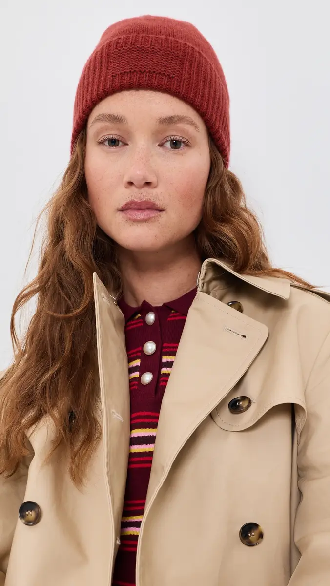 Guest In Residence Rib Cuff Cashmere Beanie | Thumbnail 3 Guest In Residence Rib Cuff Cashmere Beanie | Thumbnail 3