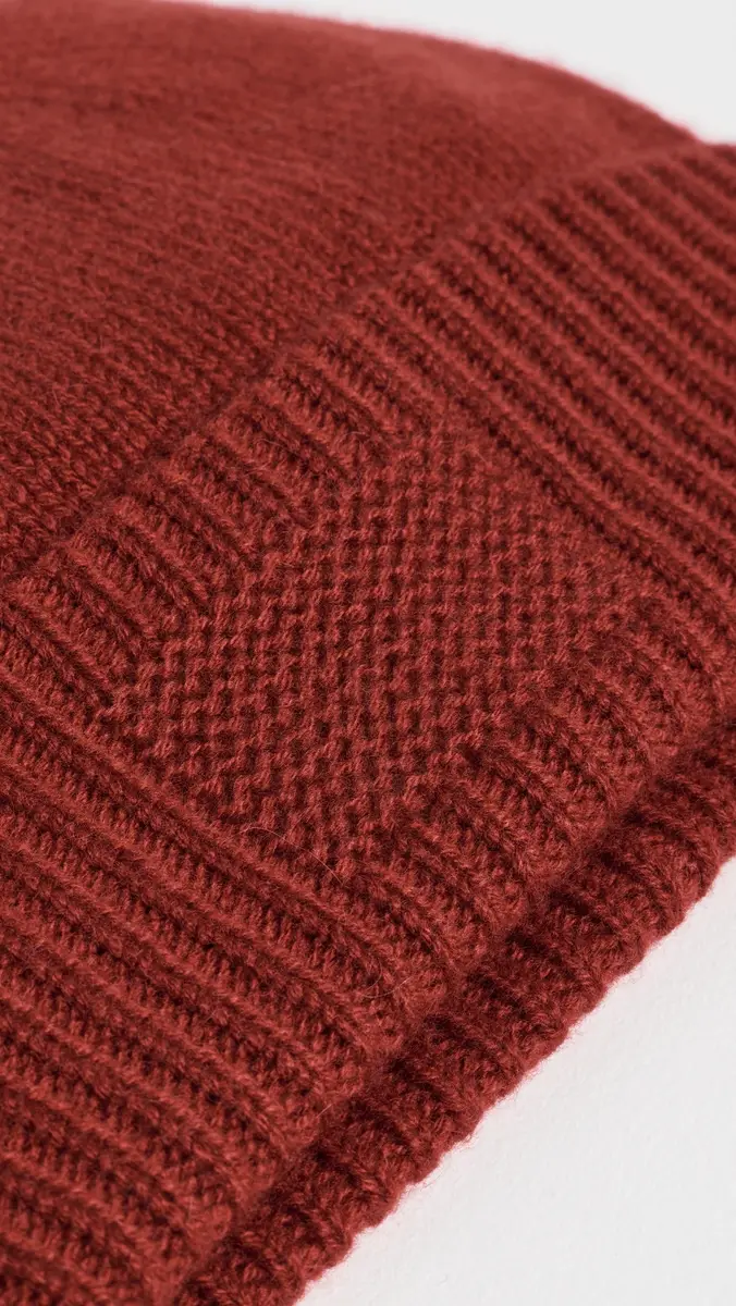 Guest In Residence Rib Cuff Cashmere Beanie | Thumbnail 4 Guest In Residence Rib Cuff Cashmere Beanie | Thumbnail 4