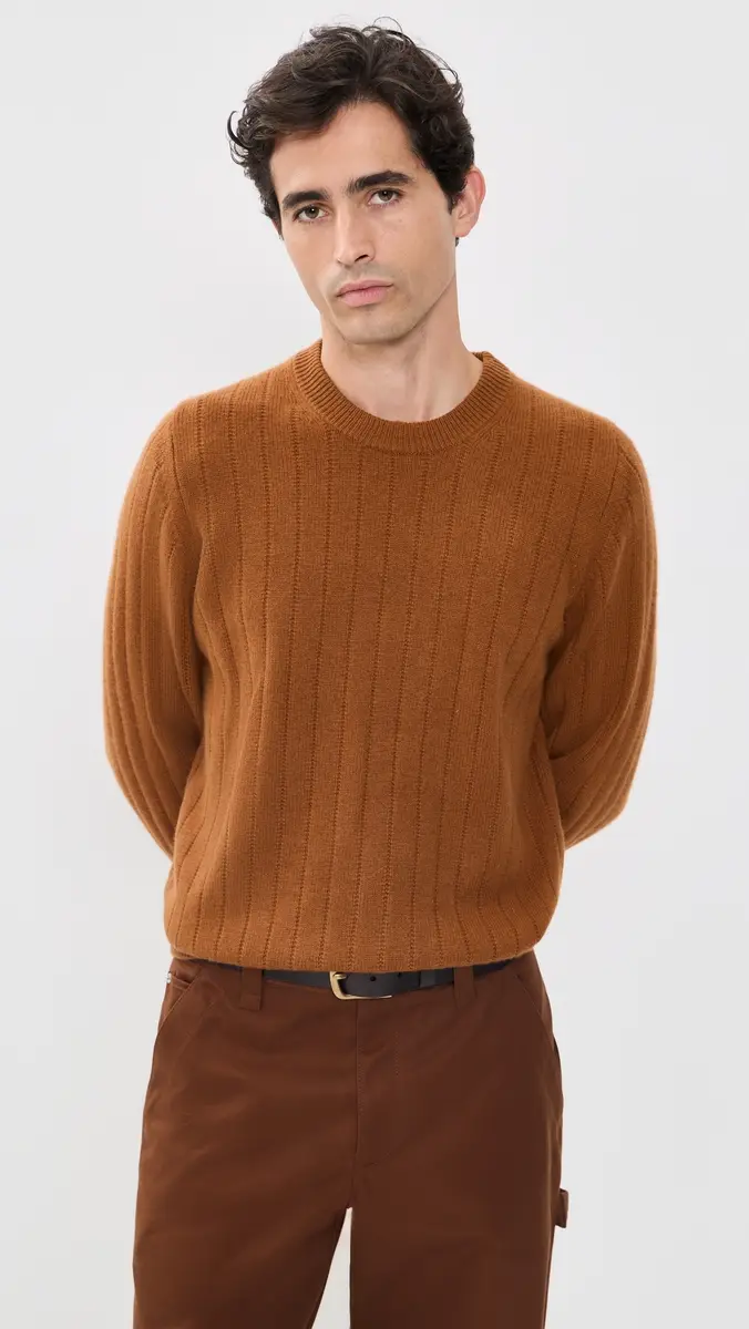 Guest In Residence Rib Allday Cashmere Crew Sweater | Thumbnail 2