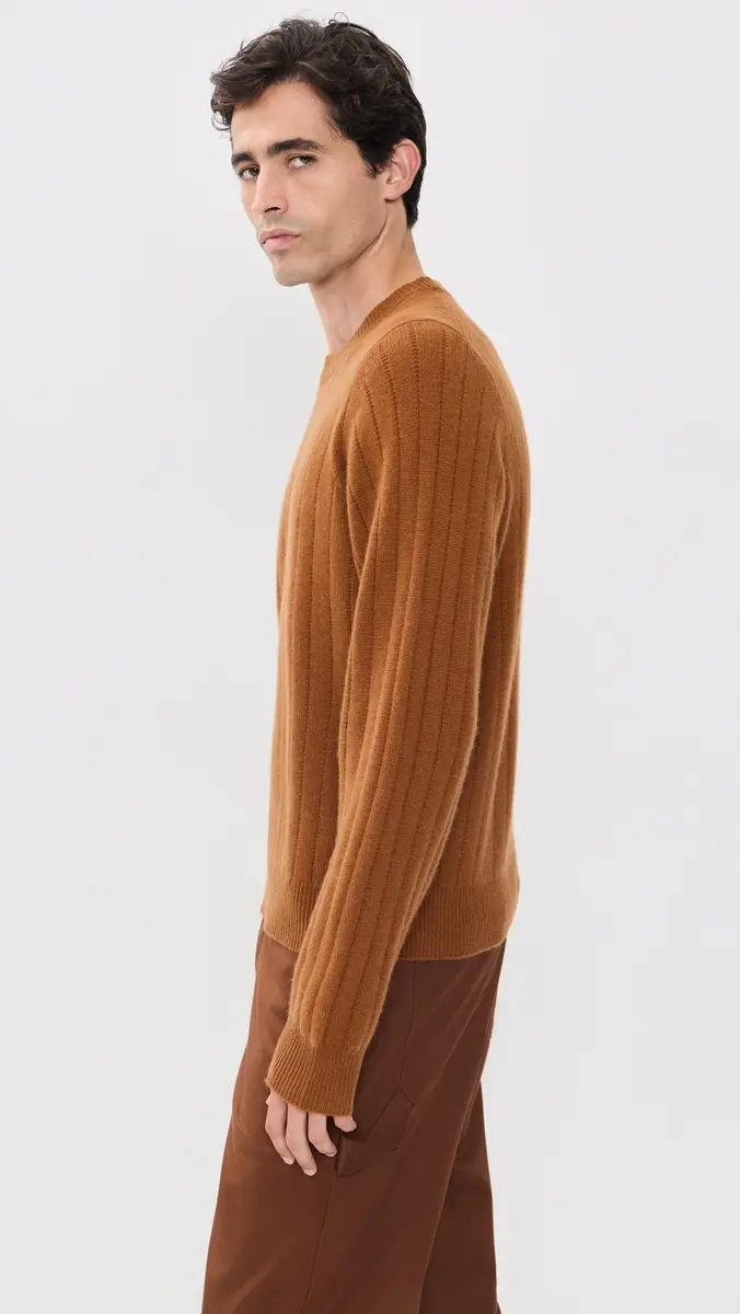 Guest In Residence Rib Allday Cashmere Crew Sweater | Thumbnail 4