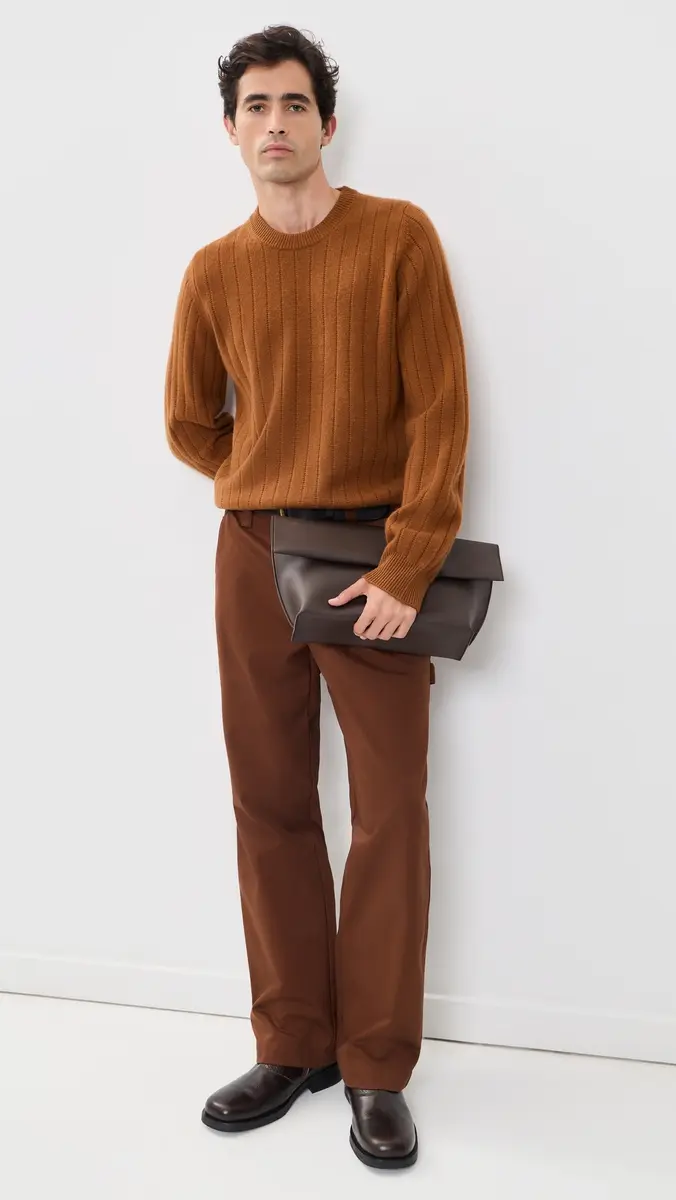 Guest In Residence Rib Allday Cashmere Crew Sweater | Thumbnail 5