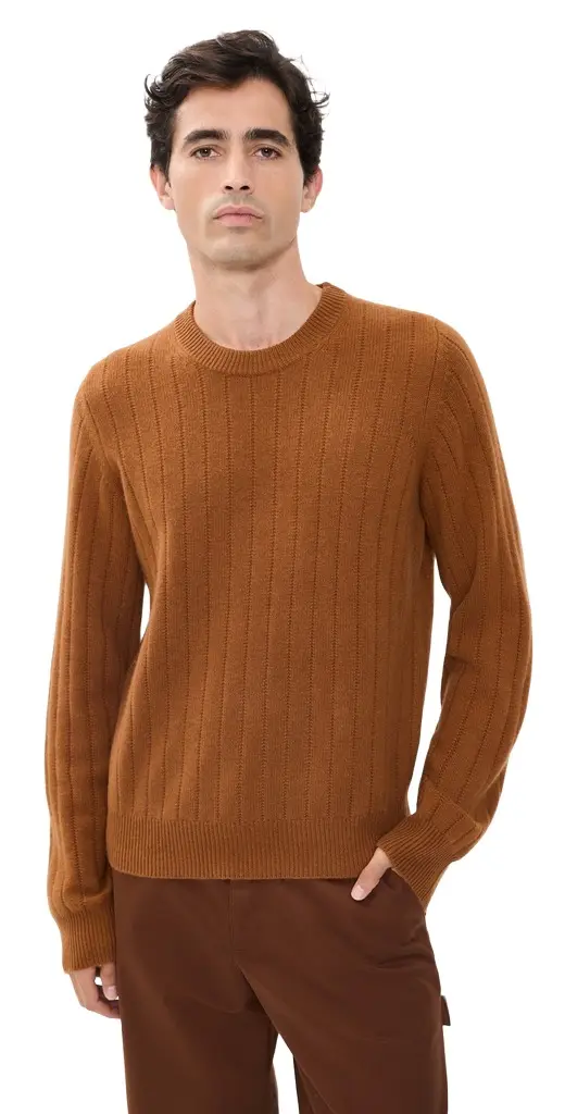 Guest In Residence Rib Allday Cashmere Crew Sweater