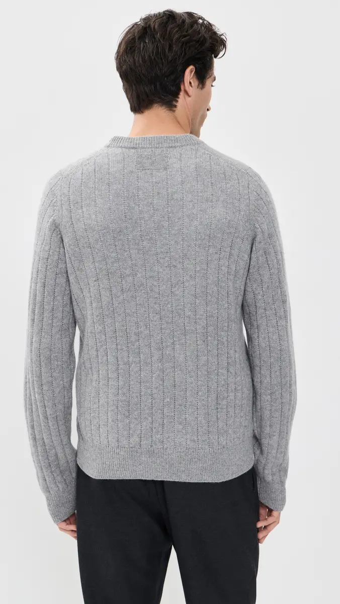 Guest In Residence Rib Allday Cashmere Crew Sweater | Thumbnail 3