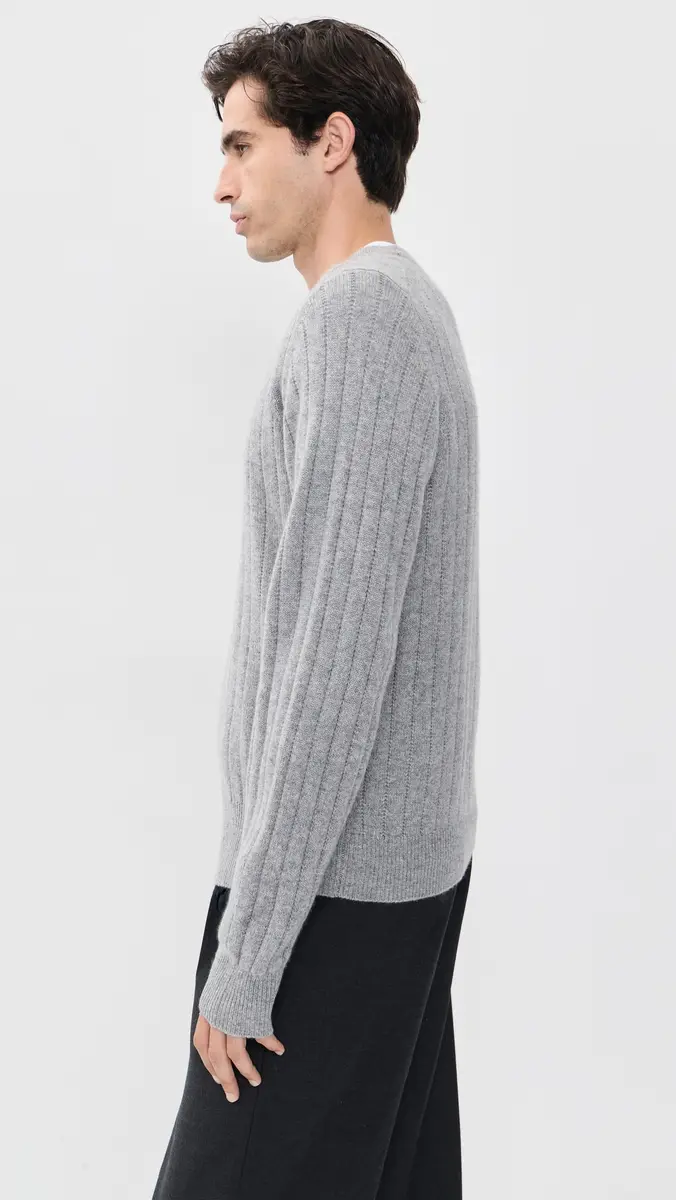 Guest In Residence Rib Allday Cashmere Crew Sweater | Thumbnail 4