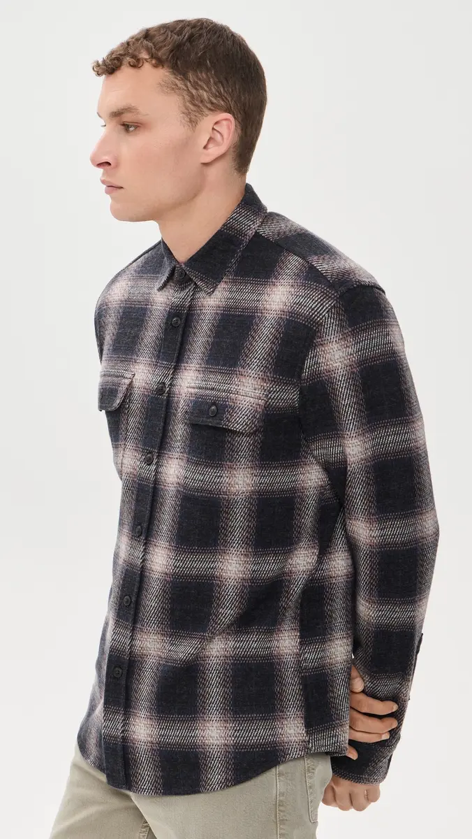 Faherty Legend Sweater Shacket | Thumbnail 4 Faherty Legend Sweater Shacket | Thumbnail 4