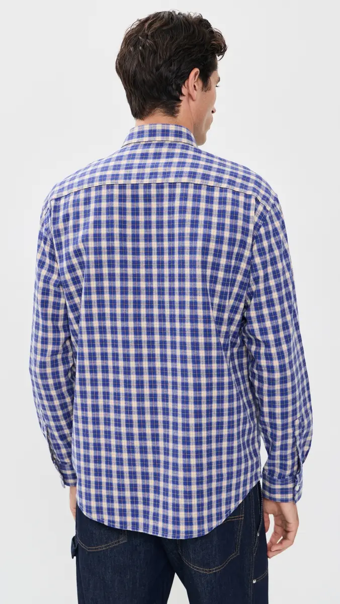 NN07 Deon Check Button Down Shirt | Thumbnail 3