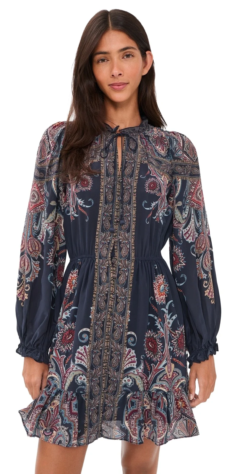 Hyacinth Print Mini Dress Hyacinth Print Mini Dress