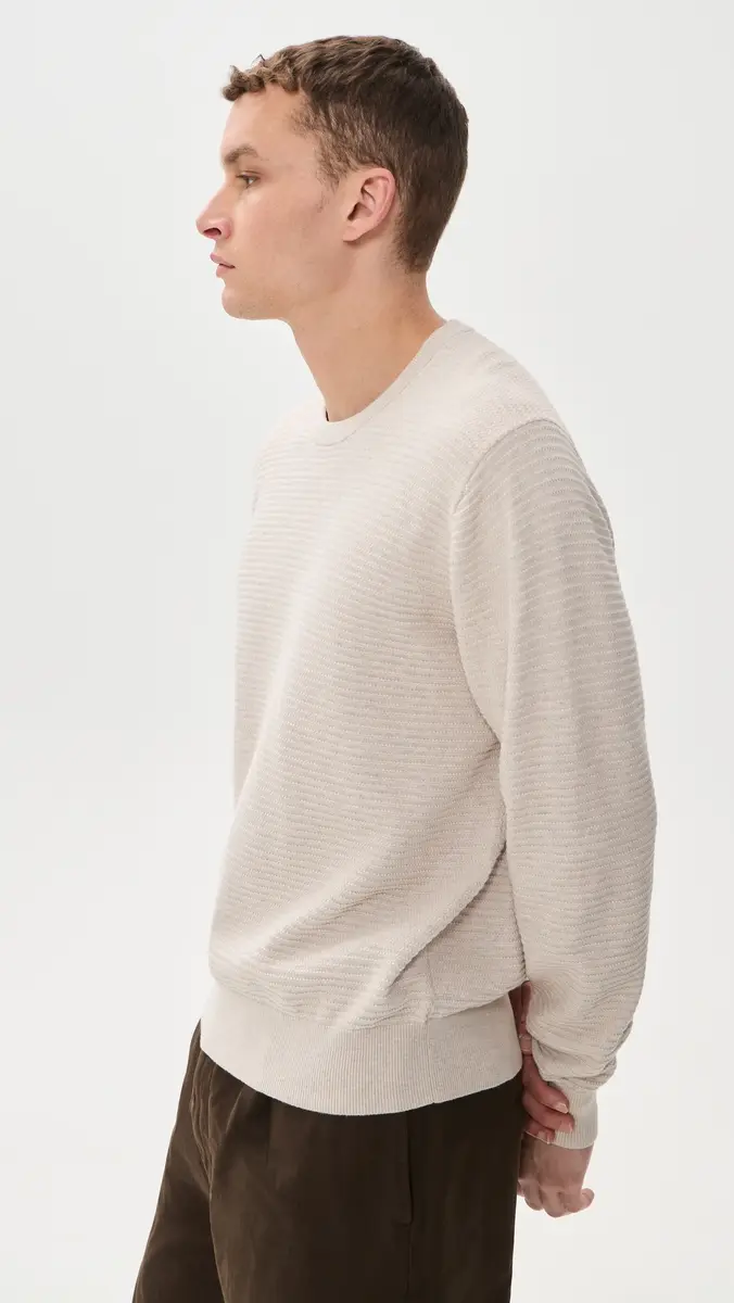 Madewell Core Cotton Long Sleeve Crew | Thumbnail 4 Madewell Core Cotton Long Sleeve Crew | Thumbnail 4