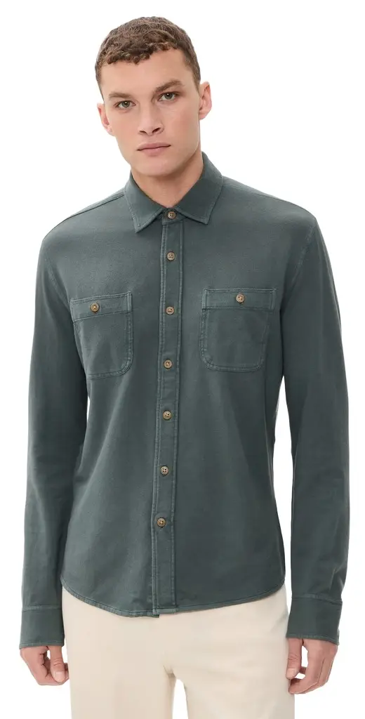 Faherty Field Knit Shirt | Image 1 Faherty Field Knit Shirt | Image 1