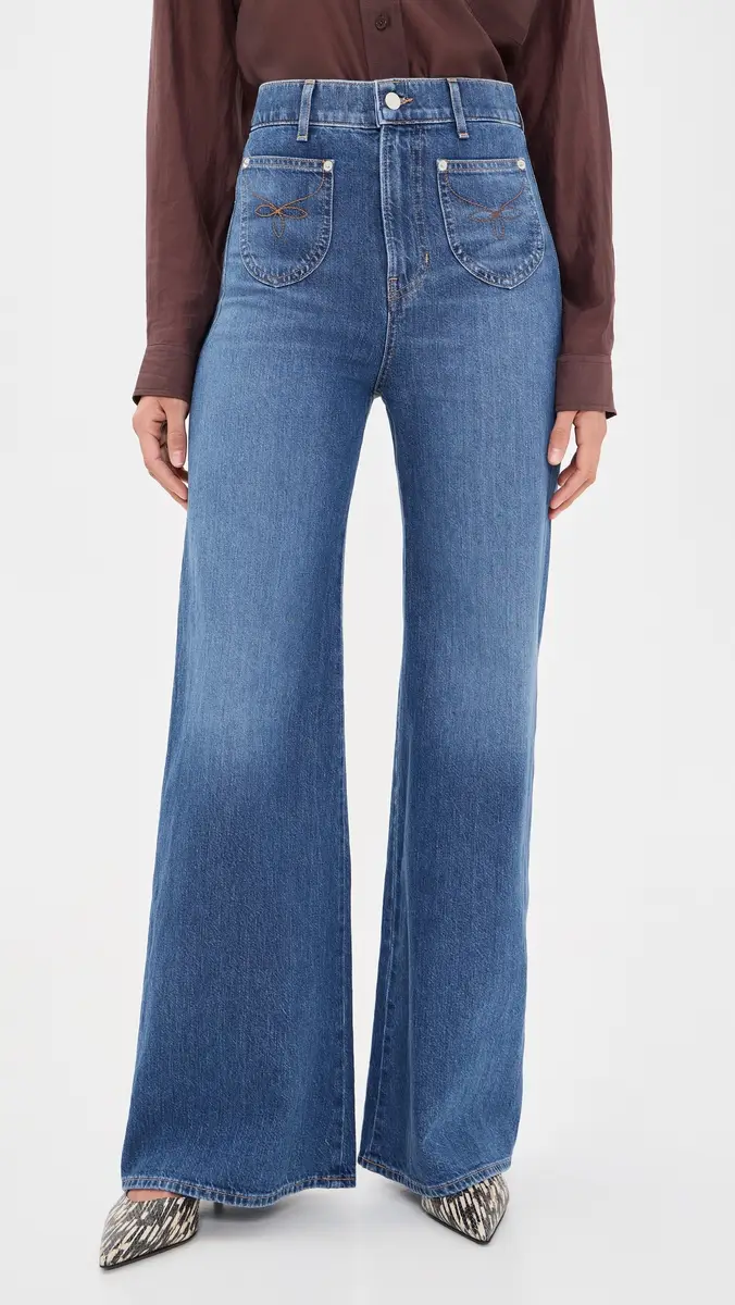 Veronica Beard Jean Grant Western Stitch Jeans | Thumbnail 2 Veronica Beard Jean Grant Western Stitch Jeans | Thumbnail 2