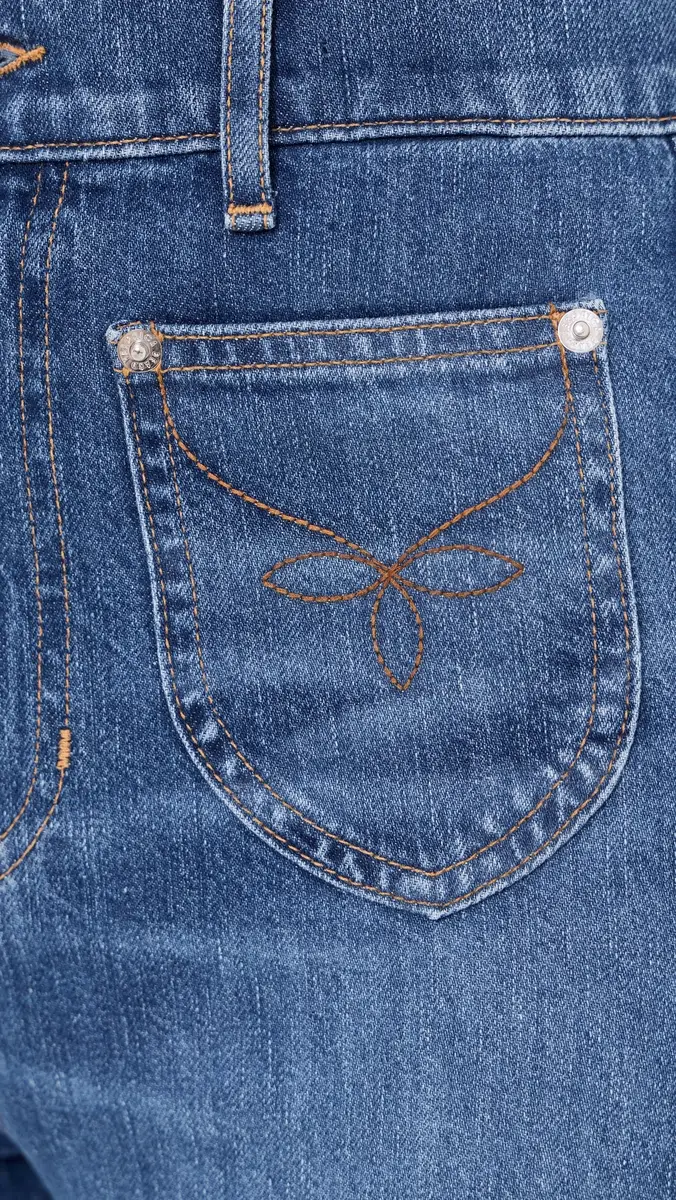 Veronica Beard Jean Grant Western Stitch Jeans | Thumbnail 6 Veronica Beard Jean Grant Western Stitch Jeans | Thumbnail 6