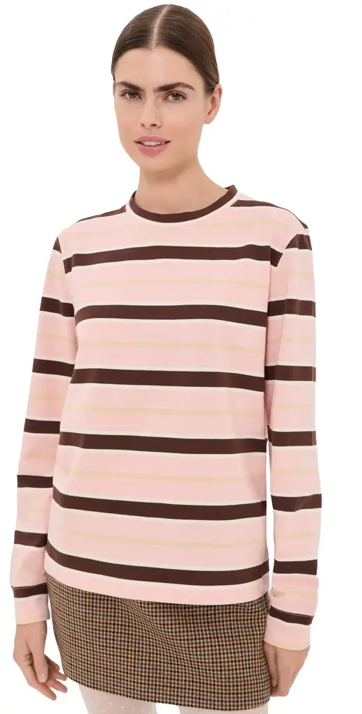 Tanner Fletcher Flynn Striped Long Sleeve Tee