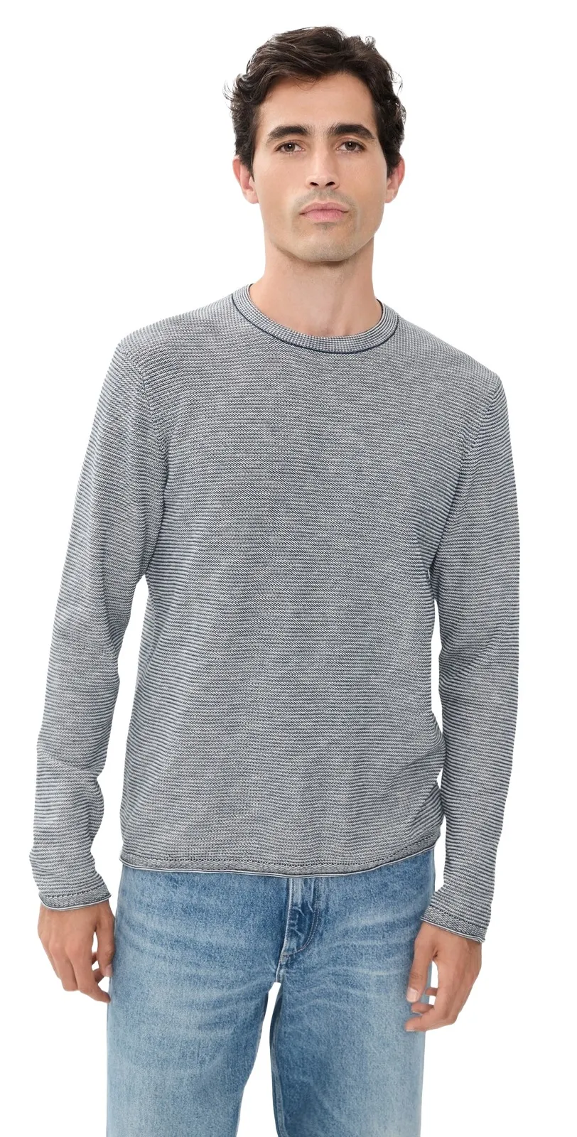 Tuck Stripe Crew Sweater Tuck Stripe Crew Sweater
