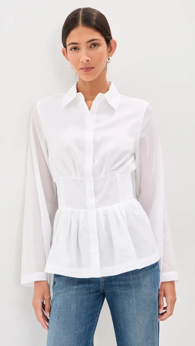 Rosie Assoulin Boogie Woogie Bugle Boy Top | Thumbnail 2