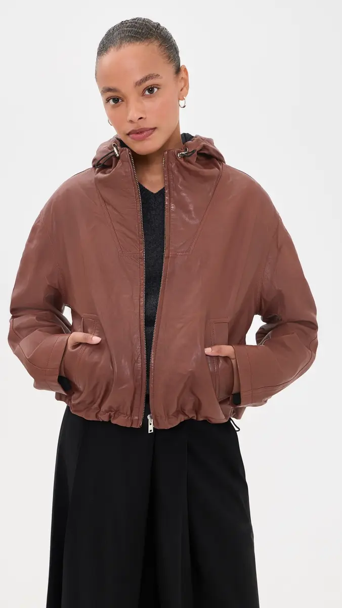 IRO Ranura Lambskin Leather Jacket | Thumbnail 2 IRO Ranura Lambskin Leather Jacket | Thumbnail 2