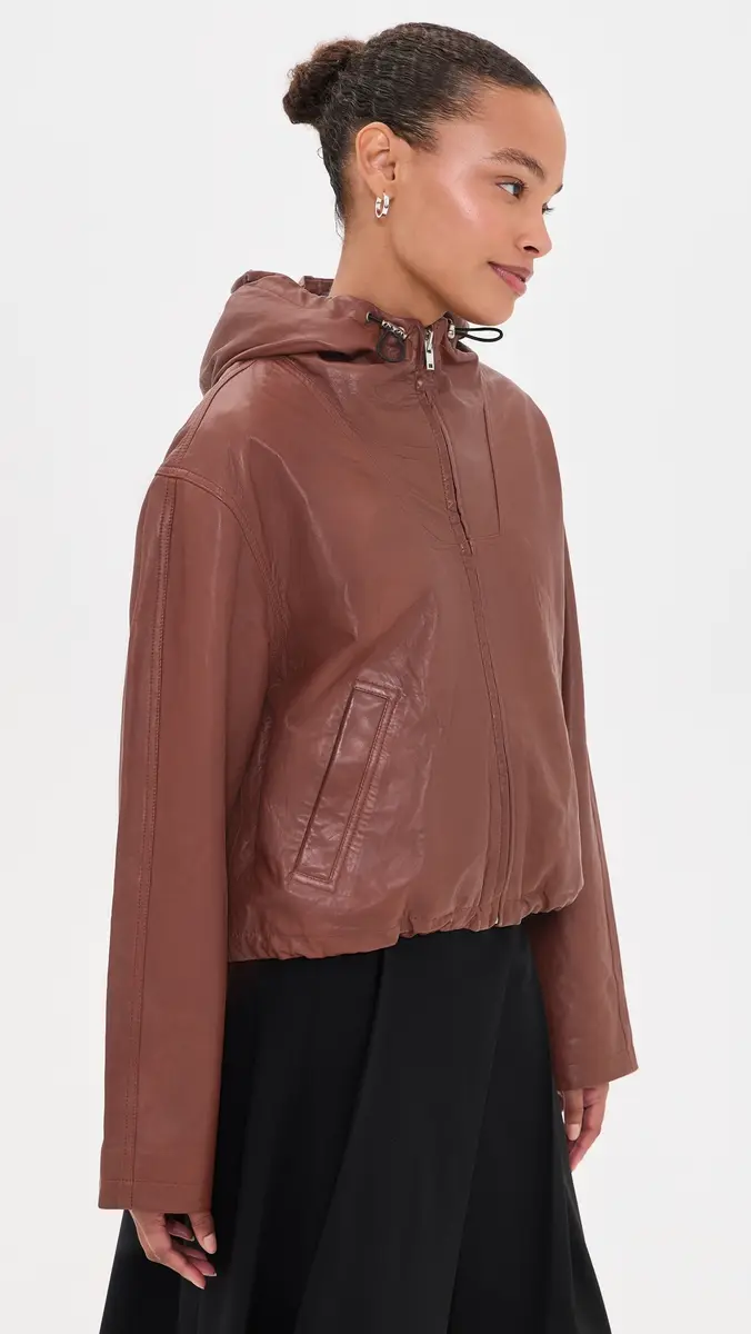 IRO Ranura Lambskin Leather Jacket | Thumbnail 4 IRO Ranura Lambskin Leather Jacket | Thumbnail 4