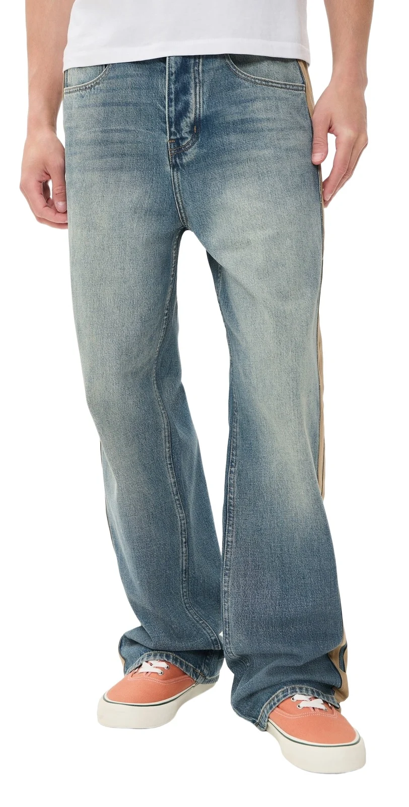 Sunfade Denim Track Pants