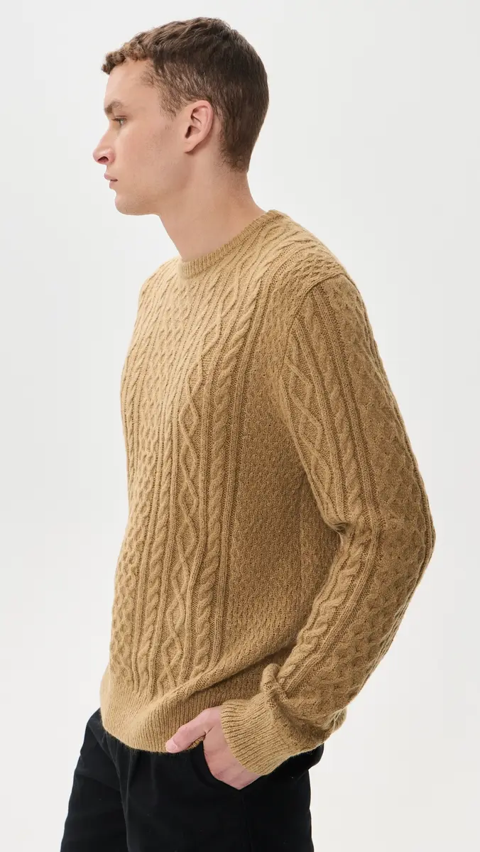 Rhythm Mohair Fishermans Knit Sweater | Thumbnail 4 Rhythm Mohair Fishermans Knit Sweater | Thumbnail 4