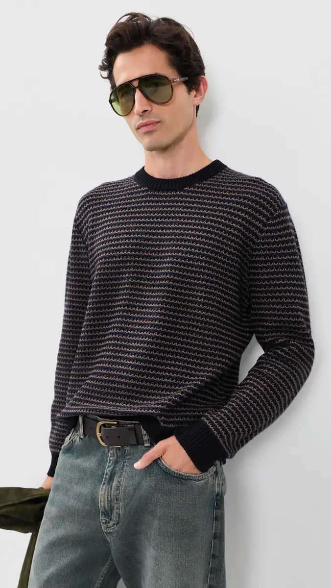 NN07 Russell Textured Stripe Sweater | Thumbnail 2 NN07 Russell Textured Stripe Sweater | Thumbnail 2