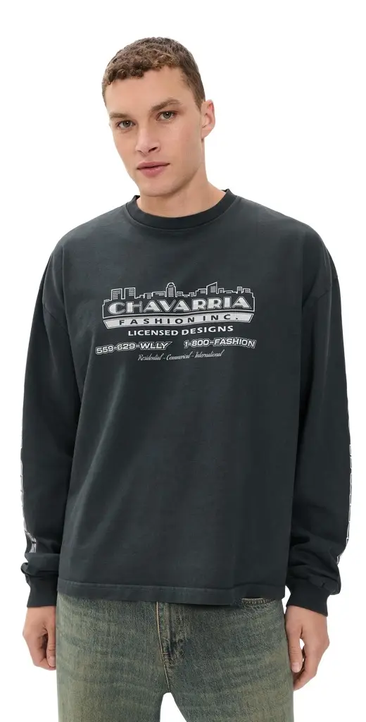 Willy Chavarria OS Chavarria Licensed Designs Buffalo Tee | Image 1 Willy Chavarria OS Chavarria Licensed Designs Buffalo Tee | Image 1