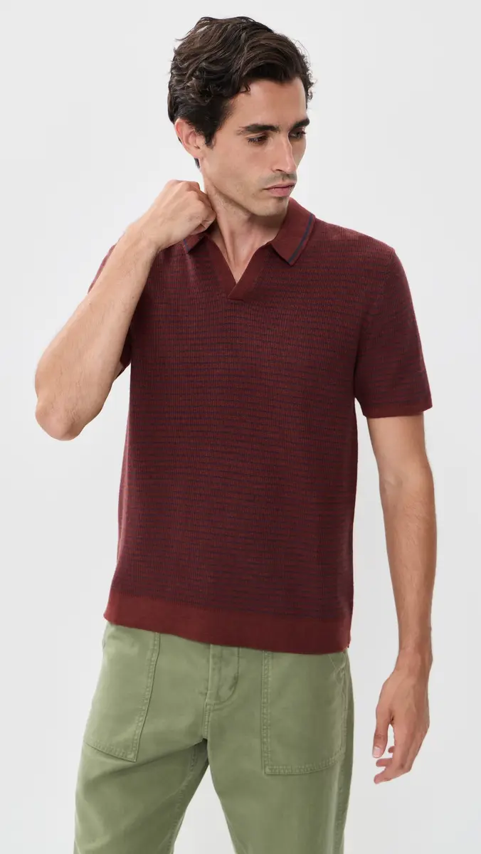 Marine Layer Greyson Sweater Polo | Thumbnail 2 Marine Layer Greyson Sweater Polo | Thumbnail 2