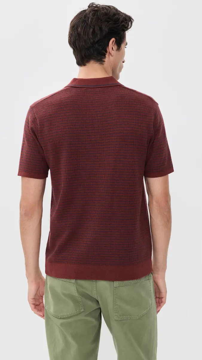 Marine Layer Greyson Sweater Polo | Thumbnail 3 Marine Layer Greyson Sweater Polo | Thumbnail 3