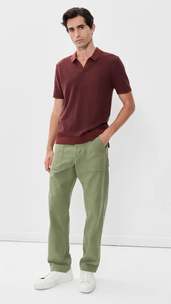Marine Layer Greyson Sweater Polo | Thumbnail 5 Marine Layer Greyson Sweater Polo | Thumbnail 5