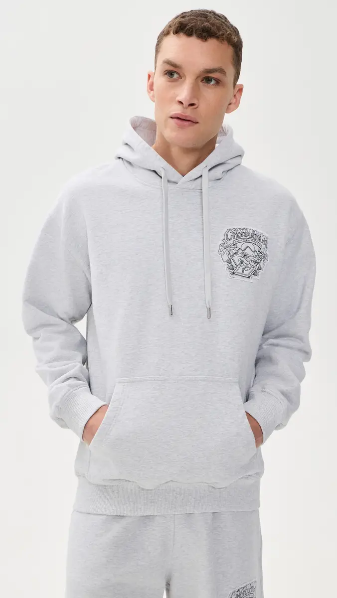 Casablanca Eveil Ancestral Applique Classic Hoodie | Thumbnail 2 Casablanca Eveil Ancestral Applique Classic Hoodie | Thumbnail 2