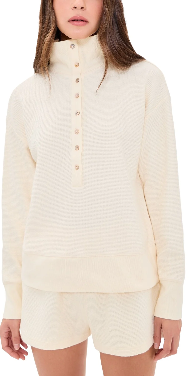 Negative Waffle Knit Pullover