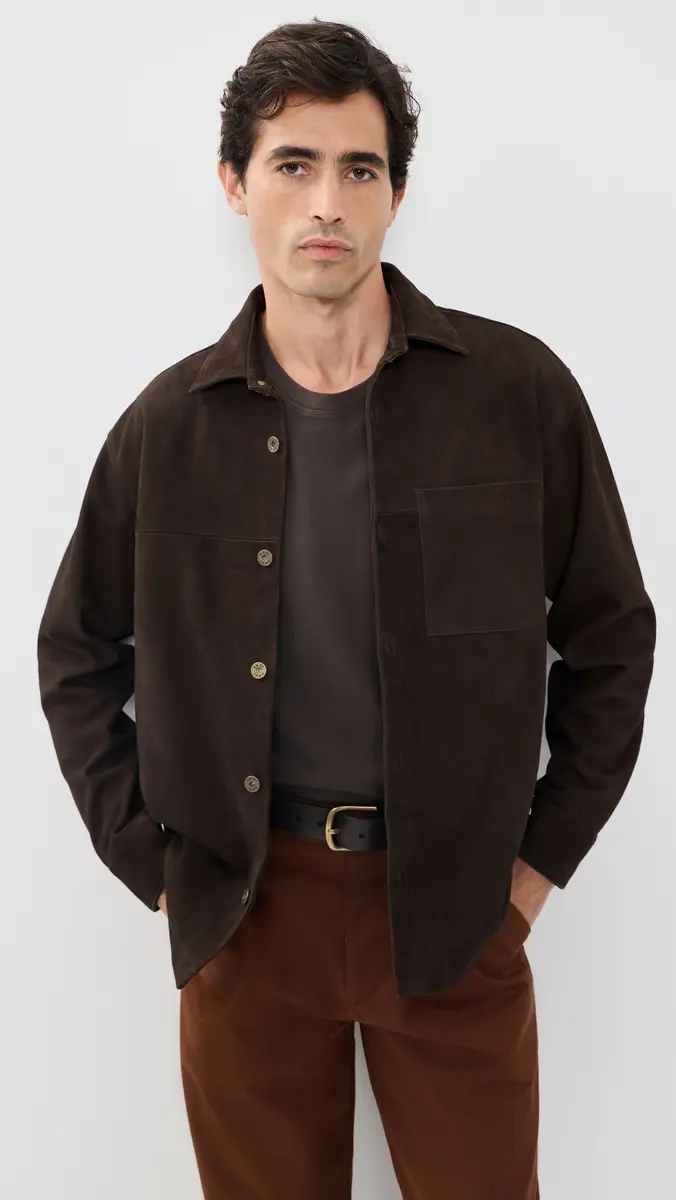 NN07 Freddy Suede Overshirt | Thumbnail 2